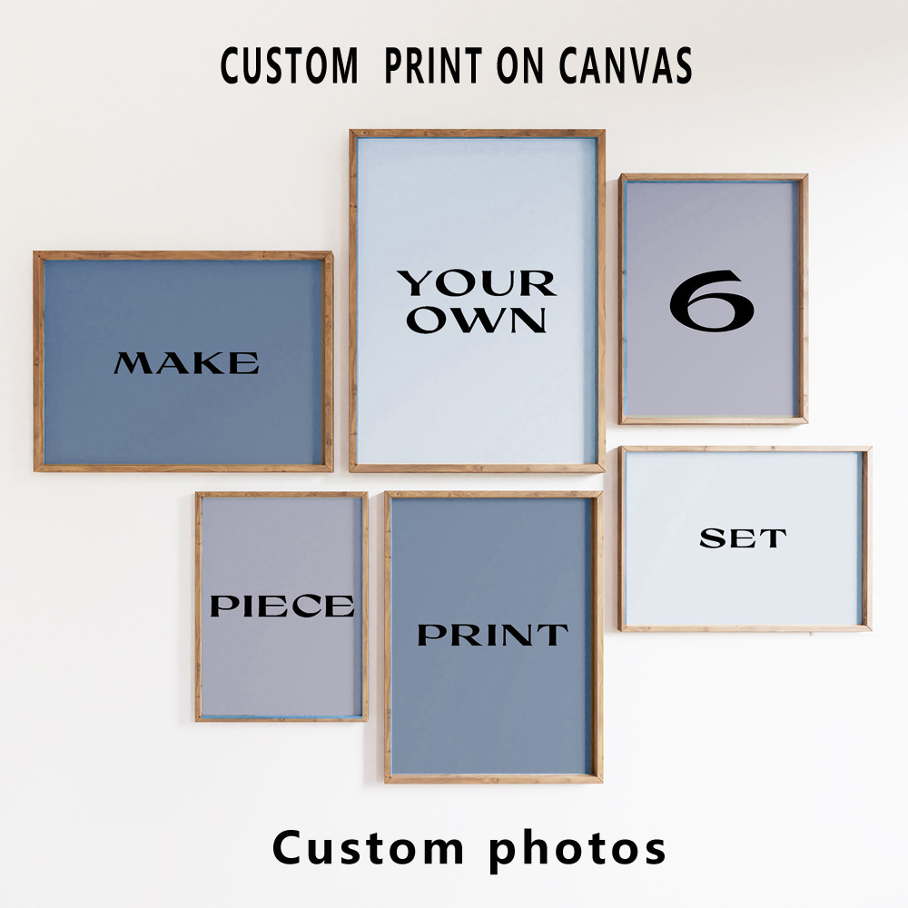 6pcs/set Custom Canvas Prints  - Home Decor Theme review and price
