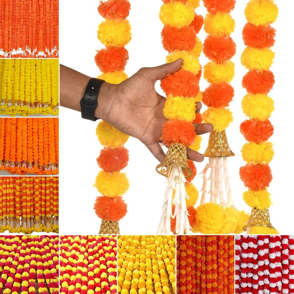 Long Strands Artificial Marigo - Home Decor Indonesia review and price