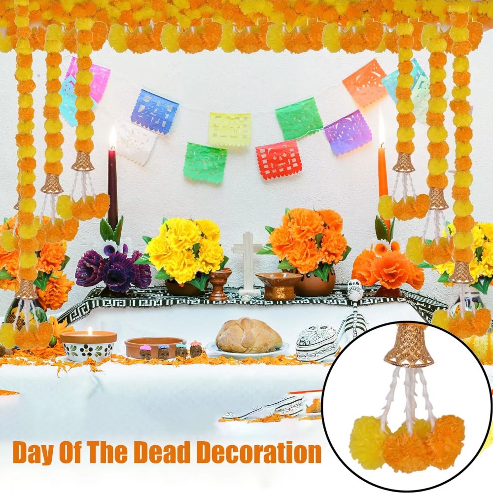 Long Strands Artificial Marigo - Home Decor Indonesia review and price